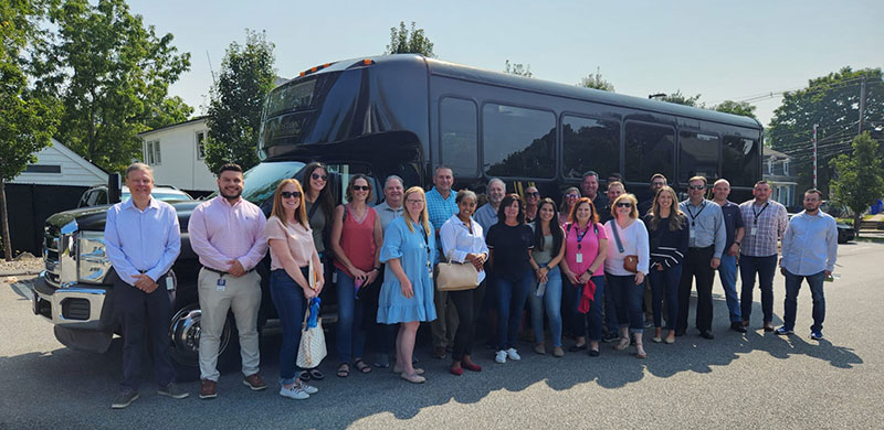 Boston Charter bus rental for corporate group activities